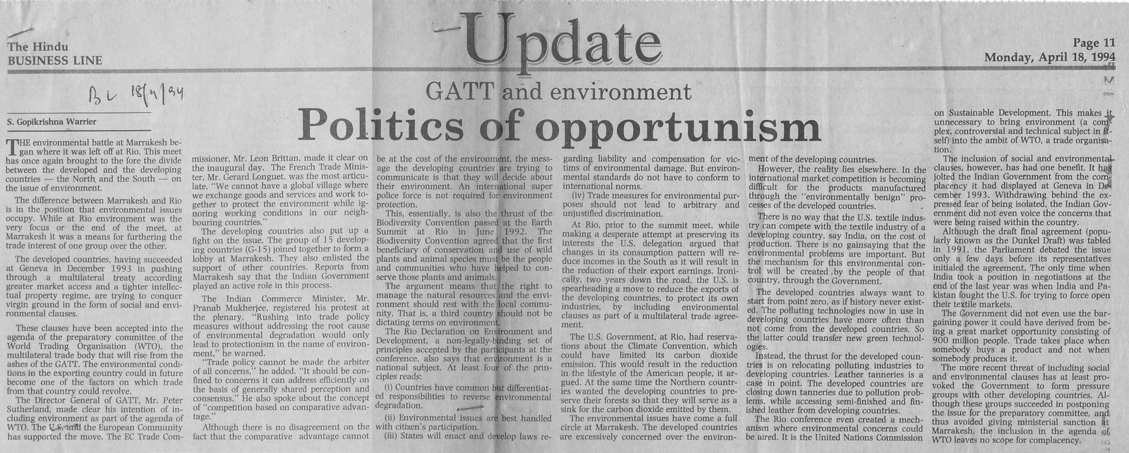 Politics of opportunism
