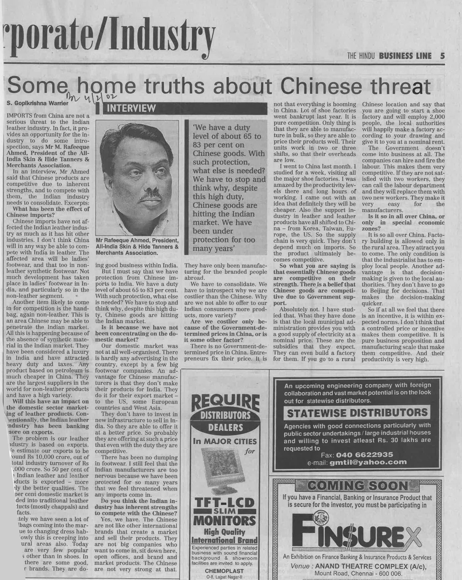 Some home truths about Chinese threat