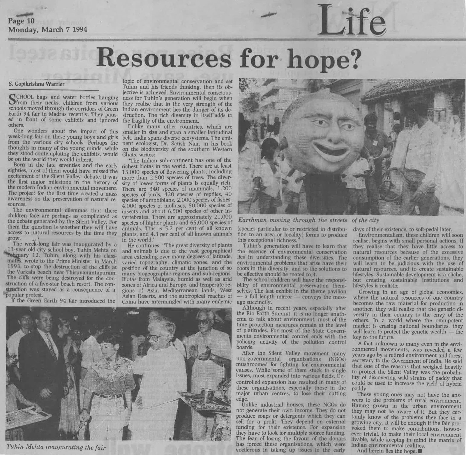 Resources for hope?