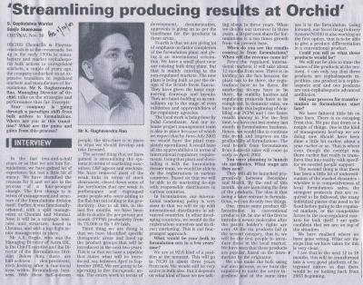 'Streamlining producing results at Orchid'