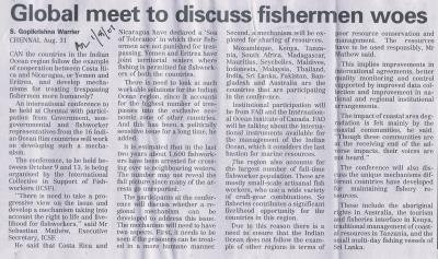 Global meet to discuss fishermen woes