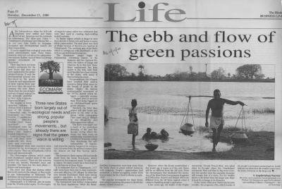 The ebb and flow of green passions