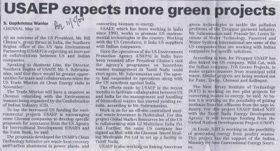 USAEP expects more green projects