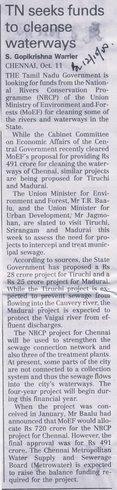 TN seeks funds to cleanse waterways