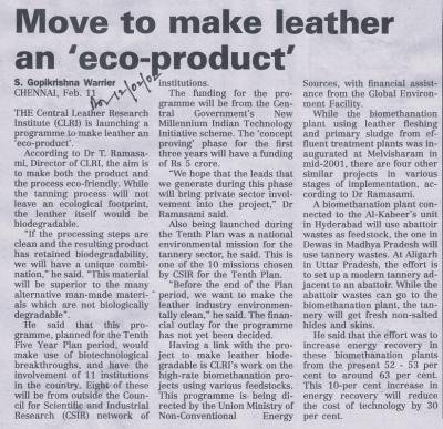 Move to make leather an 'eco-product'