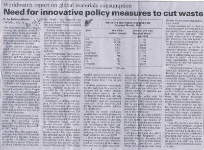 Need for innovative policy measures to cut waste