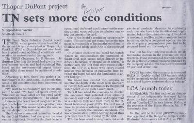 TN sets more eco conditions