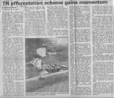 TN afforestation scheme gains momentum