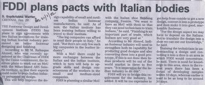 FDDI plans pacts with Italian bodies