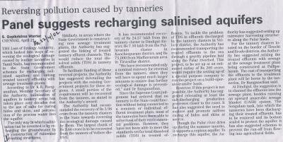 Panel suggests recharging salinised aquifers