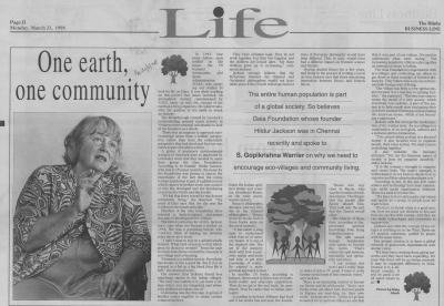 One earth, one community