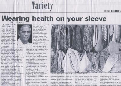 Wearing health on your sleeve
