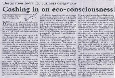 Cashing in on eco-consciousness