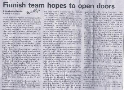 Finnish team hopes to open doors