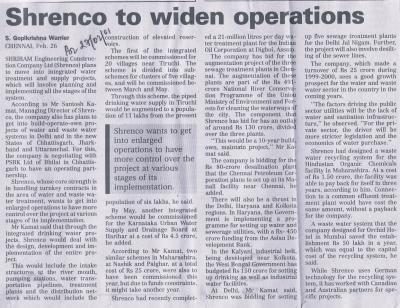 Shrenco to widen operations