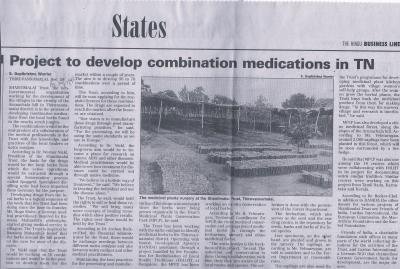 Project to develop combination medications in TN