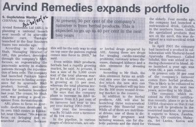 Arvind Remedies expands portfolio