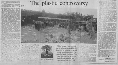 The plastic controversy