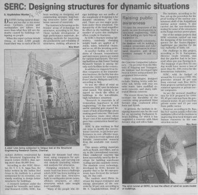 SERC: Designing structures for dynamic situations