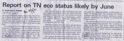 Report on TN eco status likely by June