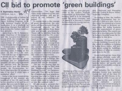 Cll bid to promote 'green buildings'