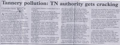 Tannery pollution: TN authority gets cracking