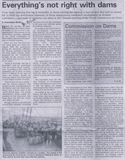 Everything's not right with dams